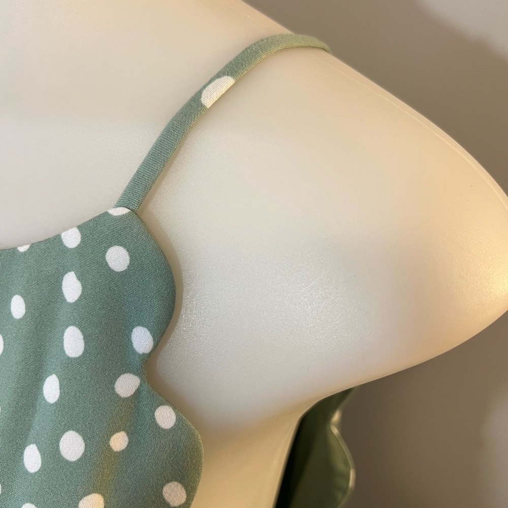 BCX Green Halter Sundress Sleeveless Mini - Picture 11 of 15